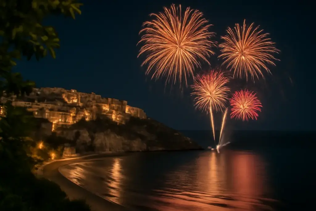 Spettacoli di fuochi d’artificio sul Gargano: quali panorami regalano le foto migliori